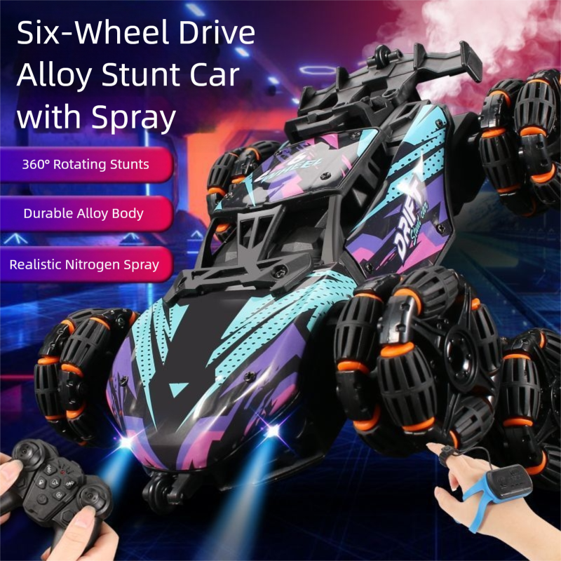 Six-Wheel Gesture-Sensing Alloy Remote Control Car